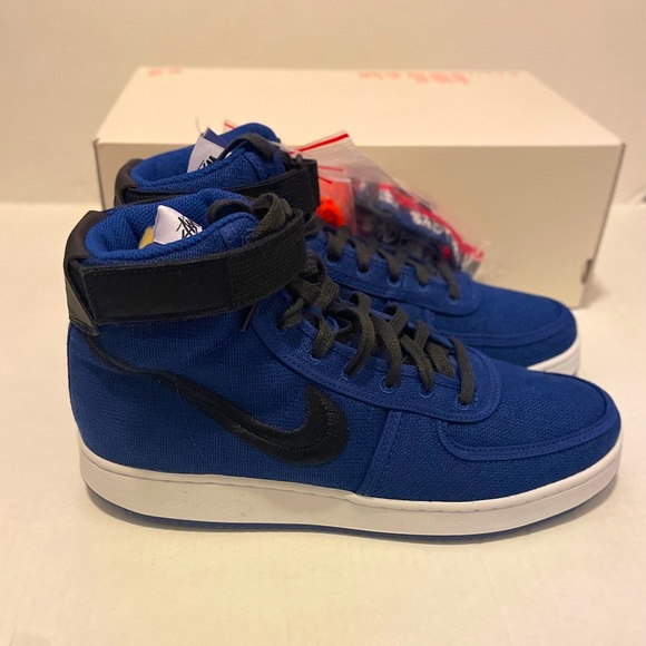 Stussy × Nike Vandal High "Deep Royal Blue" Size 9.5 - Picture 6 of 6
